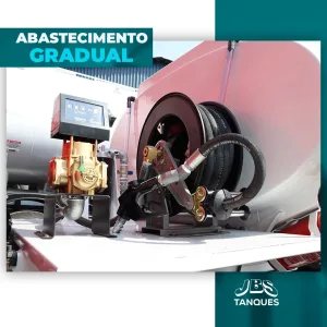 Sistema de abastecimento fracionando para caminhões